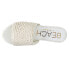 Фото #4 товара BEACH by Matisse Peony Platform Womens White Casual Sandals PEONY-103