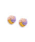 ფოტო #1 პროდუქტის Women's Multicolor Beaded Twist Stud Earrings