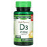 Nature's Truth, Высокоэффективный витамин D3, 25 мкг (1000 МЕ), 250 мягких таблеток быстрого высвобождения