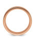 ფოტო #2 პროდუქტის Stainless Steel Rose IP-plated Brushed Band Ring