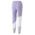 Фото #3 товара Puma Power Cat Colorblock Pants Womens Purple Casual Athletic Bottoms 67397825