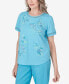 Фото #3 товара Petite Summer Breeze Dragonfly Embroidery Top