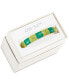 ფოტო #2 პროდუქტის Gold-Tone Crystal & Color Block Bangle Bracelet, Created for Macy's