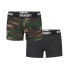 Boxershorts Brandit Boxer Braun-Schwarz