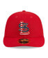 ფოტო #3 პროდუქტის Men's Red St. Louis Cardinals 2023 Fourth of July Low Profile 59FIFTY Fitted Hat
