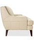 Фото #6 товара Collyn 83" Modern Leather Sofa, Created for Macy's