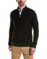 Raffi Wool & Cashmere-Blend 1/4-Zip Mock Neck Sweater Men's