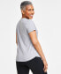 Фото #2 товара Women's V-Neck Performance T-Shirt, Created for Macy's