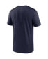 Фото #4 товара Men's Navy Dallas Cowboys Legend Logo Performance T-shirt