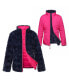 ფოტო #1 პროდუქტის Little and Big Girls' Reversible Sherpa Fleece Puffer Jacket