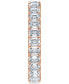 Фото #6 товара Diamond Emerald-Cut Eternity Band (2 ct. t.w.) in 14k Gold (Also in Platinum)