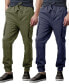 Фото #1 товара Men's Slim Fit Stretch Cargo Jogger Pants, Pack of 2