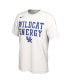 Фото #1 товара Men's White Kentucky Wildcats 2024 On Court Bench T-shirt
