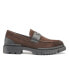 Фото #2 товара Karl Lagerfeld Men's Lug Sole Suede Penny Loafer