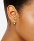 ფოტო #2 პროდუქტის Faceted Small Hoop Earrings, 15mm, Created for Macy's