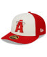 Фото #2 товара Men's Red Los Angeles Angels City Connect Low Profile 59FIFTY Fitted Hat