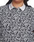 ფოტო #3 პროდუქტის Plus Size Buttercup Floral-Print Polo Shirt
