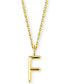 Sarah Chloe amelia Initial 16" Pendant Necklace in 14K Gold