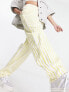 Фото #5 товара Wrangler mom straight fit striped jeans in yellow