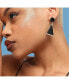 ფოტო #2 პროდუქტის Women's Contrast Drop Earrings