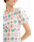 ფოტო #4 პროდუქტის Women's Geometric short dress