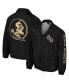 ფოტო #1 პროდუქტის Women's Black Florida State Seminoles 2023 Coaches Full-Snap Jacket