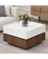 Фото #7 товара 360° Rotatable Coffee Table with 2 Drawers