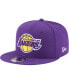 Фото #1 товара Men's Purple Los Angeles Lakers Official Team Color 9FIFTY Snapback Hat