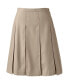 ფოტო #1 პროდუქტის Plus Size School Uniform Box Pleat Skirt Top of Knee