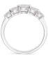 ფოტო #4 პროდუქტის Diamond Five Stone Graduated Band (1 ct. t.w.) in 14k White Gold