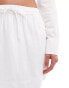 Фото #3 товара Nobody's Child Maggie linen mini skirt in white