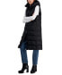 Фото #3 товара Women's Hooded Sleeveless Long Puffer Vest