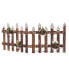 Christmas bauble Multicolour Natural Wood Plastic Fence 98 x 40 x 1,5 cm