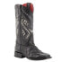 Фото #2 товара Ferrini Bronco Pirarucu Square Toe Cowboy Womens Black Dress Boots 93393-04