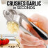 Фото #3 товара Garlic Press with Soft Easy-Squeeze Ergonomic Handle