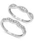 Фото #1 товара Кольцо Macy's Diamond Bands 1/6 ct.