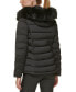 Фото #2 товара Women's Faux-Fur-Trim Hooded Puffer Coat