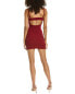 Фото #2 товара Brook + Lynn Cutout Back Mini Dress Women's Red L