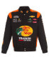 Фото #4 товара Men's Black Austin Dillon Bass Pro Shops Twill Driver Uniform Full-Snap Jacket