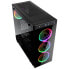 Kolink Horizon Cubierta para PC - Midi Tower - PC - Black - ATX - micro ATX - Mini-ITX - Plastic - Steel - Tempered glass - 16 cm