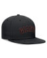 Фото #3 товара Men's Black San Francisco Giants Evergreen Performance Fitted Hat