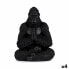 Decorative Figure Gorilla Yoga Black 16 x 28 x 22 cm (4 Units)