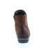 David Tate Torrey Womens Brown Wide Nubuck Zipper Ankle & Booties Boots 6
