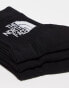 The North Face Simple Dome 3 pack logo ankle socks in black Черный, M - EU 41-43 - фото #2