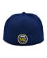 Men's Navy New York Rens Black Fives Fitted Hat