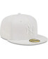 Фото #3 товара Men's New York Yankees White on White 59FIFTY Fitted Hat