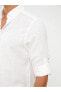 Фото #2 товара LCWAIKIKI Classic Regular Fit Uzun Kollu Keten Karışımlı Erkek Gömlek