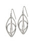 ფოტო #2 პროდუქტის Stainless Steel Polished Dangle Shepherd Hook Earrings