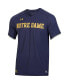 Men's Navy Notre Dame Fighting Irish Softball V-Neck Jersey