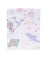 Фото #3 товара Sea Dreams Soft White 100% Cotton Nautical Ocean Fitted Crib Sheet